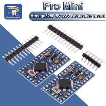 1PCS Pro mini Atmega328 Pro Mini 328 Mini ATMEGA328P 3,3 V 8MHz 5V 16Mhz para o Arduino Compatível Nano CP2102 FT232RL