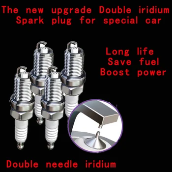 4x Dual Laser da vela de Ignição Iridium 12290-5R0-003 ajuste para o Honda Fit RH-V Jazz IV 1,5 L 2015-2019 DXE22HCR11S DILZKAR7C11S