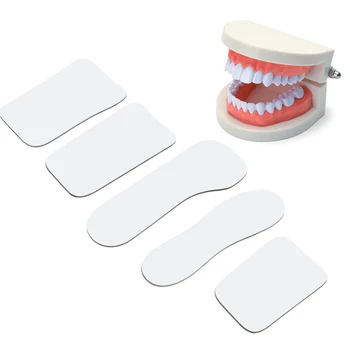 5 Pcs Dentário Ortodôntico intra-oral de Clareamento Autoclavável Fotográfica de 2-faces Espelho Refletor Clínica Dentista Dentes Ferramenta de Verificação de