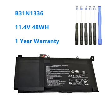 B31N1336 C31-S551 Laptop Bateria para ASUS VivoBook S551 S551LB S551LA R553L R553LN R553LF K551LN V551 V551LA B31N1336 11.4 V 48WH