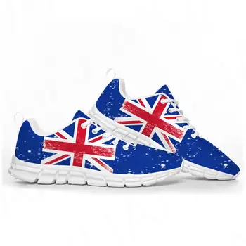 Bandeira De Inglaterra Esportes Mens Sapatos De Mulher Adolescente, Crianças, Crianças Tênis Inglaterra Casual Personalizados De Alta Qualidade Par De Sapatos