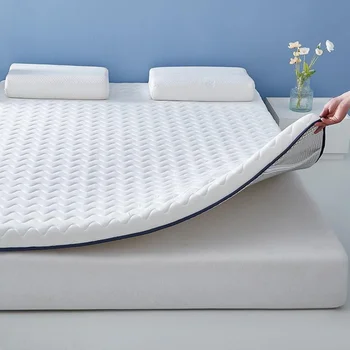 Colchão de látex suave almofada de família tatame espessamento do aluno dormitório com cama de solteiro esponja de aluguer de sala especial pad colcha