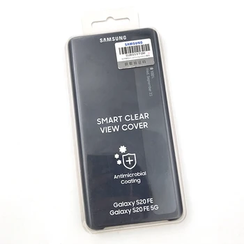 Couro de luxo Janela do Smart View Flip Case Para Samsung S20 FE 5G Espelho S-Veja Telefone LED Tampa à prova de Choque Shell Para Galaxy S20FE