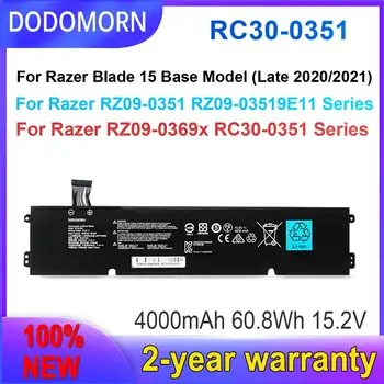 DODOMORN Novo RC30-0351 Bateria Para o Razer Blade 15 da Base de dados de 2020 2021 RZ09-0369x RZ09-0351 Notebook Series RZ09-0351 9E11 100% Testado