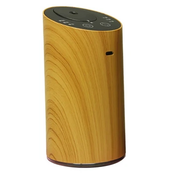 Grão de madeira Sem Aroma do Óleo Essencial de Difusor do Ar do Carro do USB de Aromaterapia Nebulizador Recarregável Fabricante de Neblina