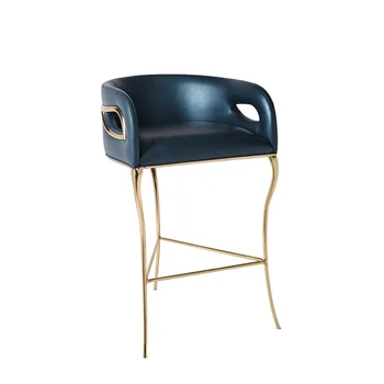 Italiano mais recente projeto novo modelo de móveis de luxo, de alta classe de cobre bar fezes cadeira