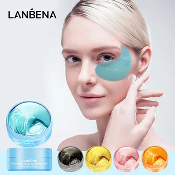LANBENA Hialurônico Hydar-gel para os Olhos Máscara Hidratante Anti-Rugas Remover olheiras Olho Cuidados que Firma a Pele 60PCS/30Pair