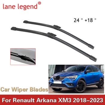 Limpador de carro LHD Frente escovas Para a Renault Arkana XM3 2018 - 2023 pára-brisas, pára-Brisas Janela do Carro Chuva Pincéis 24
