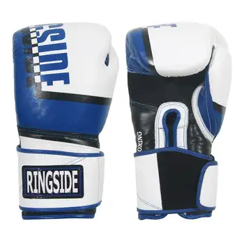 Luvas de boxe, Branco/Azul, de 14 oz. Wushu uniforme Wushu uniforme para homens