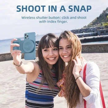 Magnético Câmera Alça de Suporte de Câmera 3 em 1 Smart Bluetooth sem Fio de Telefone Celular Anti-shake Selfie Dispositivo