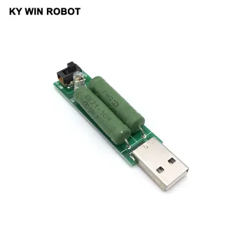 Mini USB de descarga de um resistor de carga 2A/1A Com chave de 1A led Verde, 2A led Vermelho