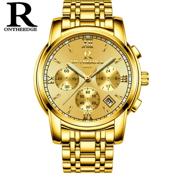 Multa Escudo de Aço pulseira de Aço Relógio Multifuncional de Relógio de Aço de Homens Shi Ying 6 pinos de Negócios Não-Relógio mecânico Relógio Autêntico
