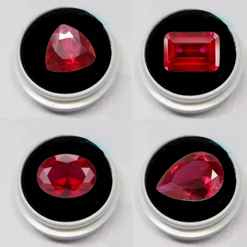 Natural Rubis de Várias Formas soltar Pedras preciosas Para fabricação de Joias e Coleta de Sri-Lanka VVS Pombo Sangue Vermelho Rubi