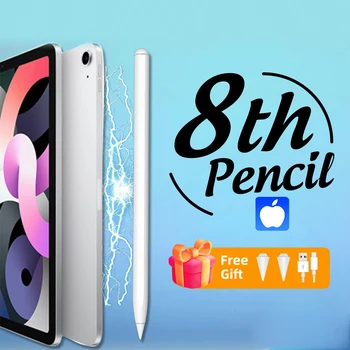 Para a Apple, Lápis de Rejeição da Palma da mão Stylus Para iPad Acessórios 2022 2021 2019 2018 Ar 5 Mini Pro Colorido Caneta de Toque para o iPad Lápis