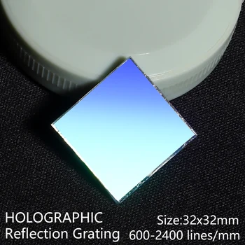 Plano holográfico reflexão ralar 600-2400 linhas/mm física óptica instrumento espectrômetro de Espectroscópicos interferência 32x32mm