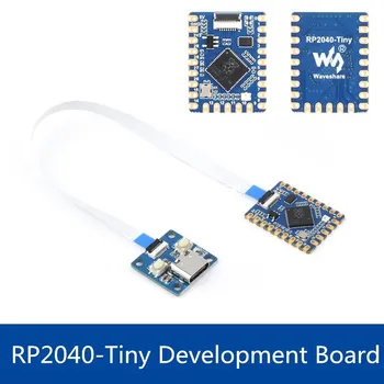 RP2040-Tiny Para o Raspberry Pi Pico Conselho de Desenvolvimento Baseada Na Oficial RP2040 Processador Dual Core Optiona Porta USB Adaptador de Placa