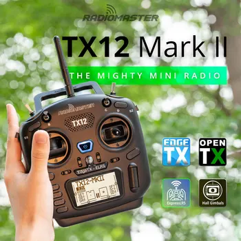 RadioMaster TX12 MKII 2,4 G CC2500 / ExpressLRS ELRS 16CH EdgeTX / OpenTX Digital Compatível Proporcional do Sistema de Rádio