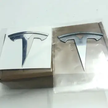 Tesla Model 3 Capa Emblema - Número de Peça 1494949-00-A e Tronco Emblema - Número de Peça 1494950-00-Um