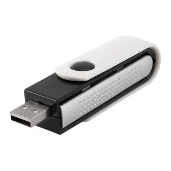USB iônica de Oxigênio Bar Refrogerador de Ar Purificador e ionizador Para o Portátil Preto+Branco