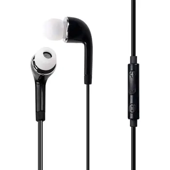 Fone de ouvido sem fio Com Microfone Novo Fone de ouvido In-ear Jogo de 3,5 mm com Fio de 3,5 mm do Fone de ouvido com Fio Para Telemóvel Samsung Pc Confortável