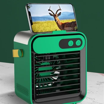Nova Casa Aparelhos de Ar Condicionado Mini USB de Ar de Refrigeração do Refrigerador Portátil Móvel de Umidificação do ambiente de Trabalho Ventoinha de Resfriamento de Água